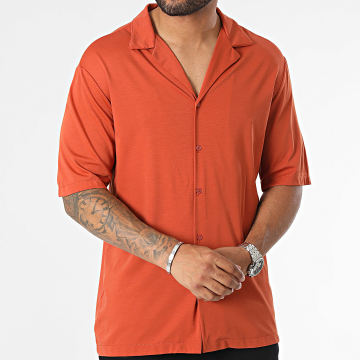 Uniplay - Camicia a maniche corte rosso mattone