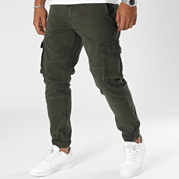 Only And Sons - Pantalon Cargo Cam Stage Vert Kaki