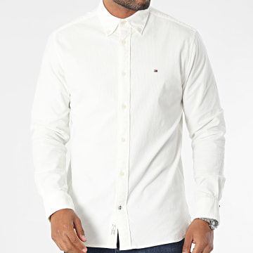 Tommy Hilfiger - Flex Solid Corduroy Shirt met Lange Mouw 2931 Licht Beige