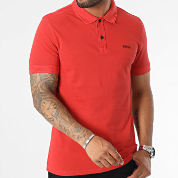  BOSS - Polo Manches Courtes Slim Prime 50468576 Rouge