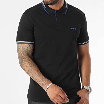  BOSS - Polo Manches Courtes Slim Paul Curved 50469245 Noir