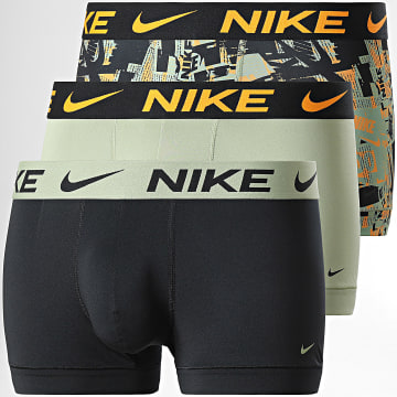  Nike - Lot De 3 Boxers Dri-Fit Essential Micro KE1156 Noir Vert Kaki