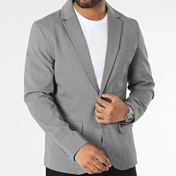 Only And Sons - Veste Blazer Mark Slim 22025851 Gris Chiné