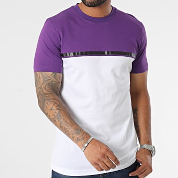  Black Industry - Tee Shirt Blanc Violet