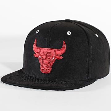 Casquette Snapback Chicago Bulls Vintage – Noir Et Rouge – Mitchell & Ness (occasion)