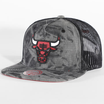 Mitchell and Ness - Casquette Trucker Burnt Ends Chicago Bulls Gris