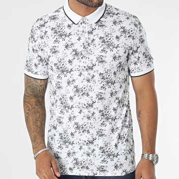 Teddy Smith - Polo Manches Courtes Pasy 2 11315269D Blanc Gris Floral