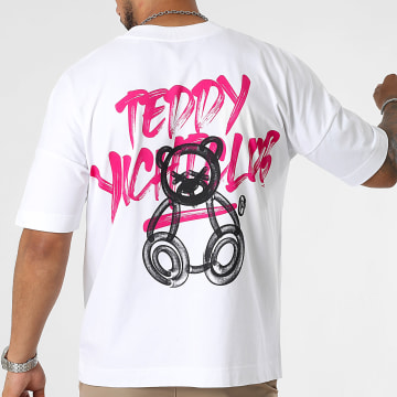 Teddy Yacht Club - Tee Shirt Premium Large Full Script Blanc