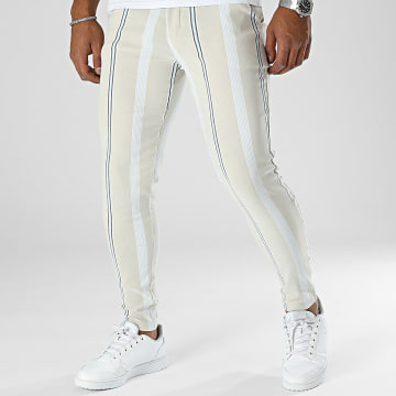  Frilivin - Pantalon A Carreaux Beige