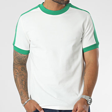 Frilivin - Tee Shirt Blanc Vert