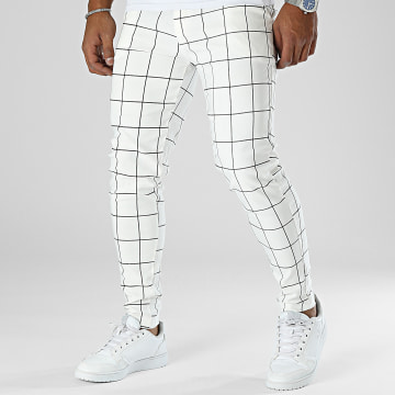  Frilivin - Pantalon A Carreaux Blanc
