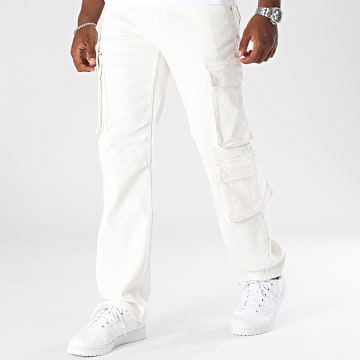 Frilivin - Jeans larghi bianchi