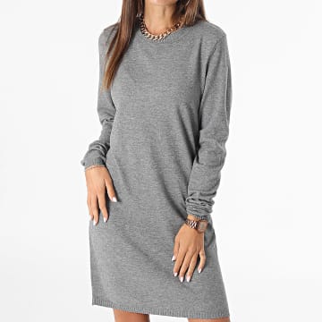  Only - Robe Pull Femme Prime Gris Chiné