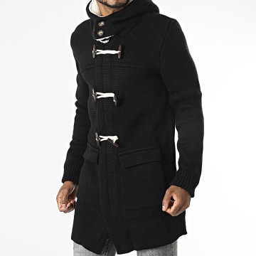 Armita - Manteau Capuche Arian Noir - LaBoutiqueOfficielle.com