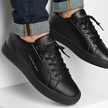 Calvin Klein - Classic Cupsole Laceup Low 0491 Triple Black Sneakers