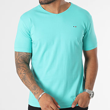 Salut Striped Shirt - Turquoise/Pink