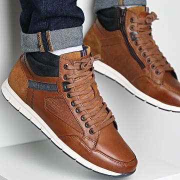 Redskins - Cestini Zouki QT8012P Cognac Navy