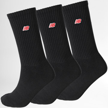 New Balance - Lote de 3 pares de calcetines LAS33763 Negro