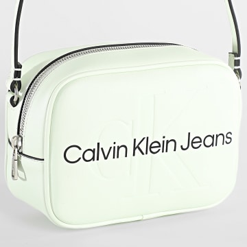 Calvin Klein - Bolso esculpido para mujer 0275 Verde claro