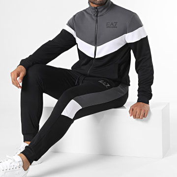  EA7 Emporio Armani - Ensemble De Survetement 6RPV56 Gris Noir