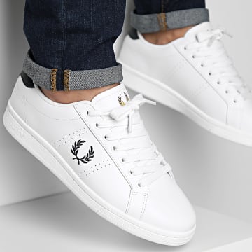  Fred Perry - Baskets B721 Leather B6312 White Navy