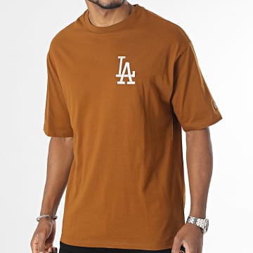 New Era - Camiseta League Essentials Los Angeles Dodgers 60416370 Marrón