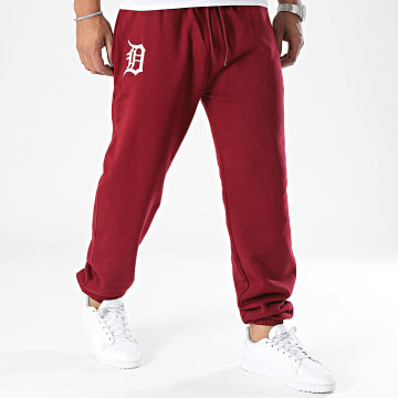 New Era - Pantaloni da jogging Detroit Tigers League Essentials 60416441 Bordeaux
