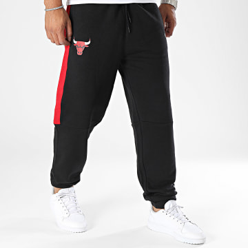 New Era - Chicago Bulls NBA Color Block Jogging Pants 60416358 Negro Rojo