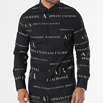Armani Exchange - Camisa Manga Larga 6RZC17-ZNXLZ Negro