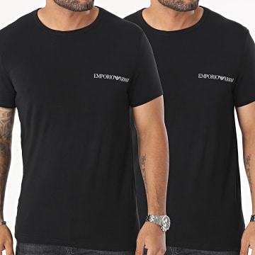 Emporio Armani - Lot De 2 Tee Shirts 111267-3F717 Noir