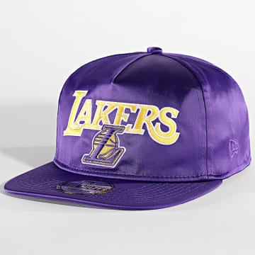  New Era - Casquette Snapback Patch Retro Los Angeles Lakers Violet