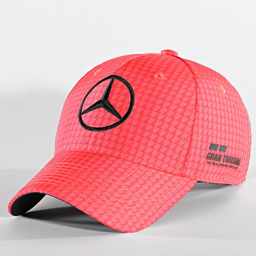 AMG Mercedes - Gorra de conductor rosa fluorescente