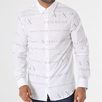 Armani Exchange - Camisa Manga Larga 6RZC17-ZNXLZ Blanco