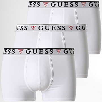  Guess - Lot De 3 Boxers U97G01 Blanc