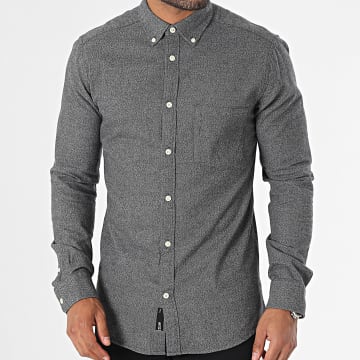 Only And Sons - Chemise Manches Longues A Carreaux Niko 22019878 Gris Chiné