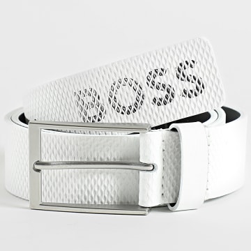 BOSS - Tino Net Belt 50503370 Bianco