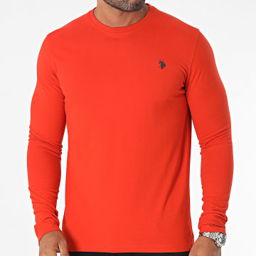  US Polo ASSN - Tee Shirt Manches Longues Will 66730-34502 Orange