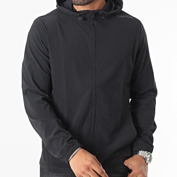 Calvin Klein - GMS3O502 Giacca con zip e cappuccio nero