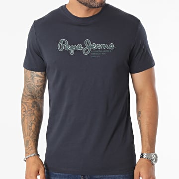  Pepe Jeans - Tee Shirt Wido PM509126 Bleu Marine