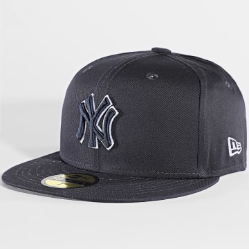 New Era - Gorra ajustada Team Outline New York Yankees Azul Marino