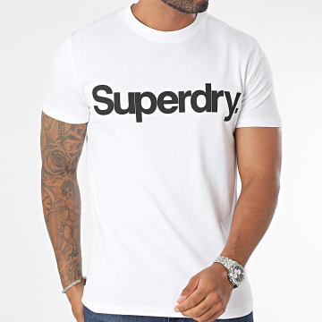 Superdry - Camiseta Core Logo Classic M1011831A Blanca