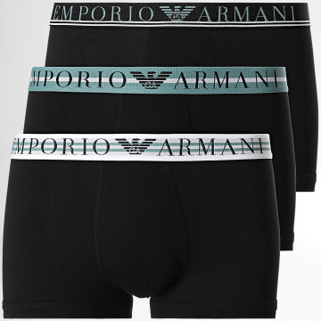  Emporio Armani - Lot De 3 Boxers 111357 3F723 Noir