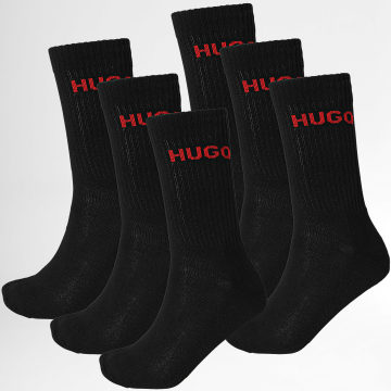 HUGO - Lot De 6 Paires De Chaussettes 50510187 Noir