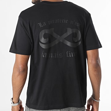  La Piraterie - Tee Shirt Oversize Infini Noir Noir