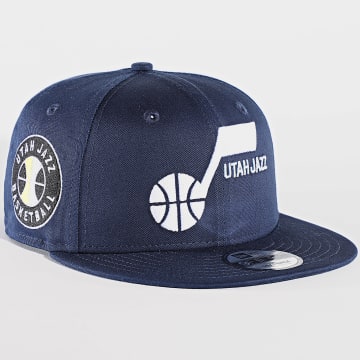 New Era - Snapback Cap 9Fifty Patch Utah Jazz Azul Marino