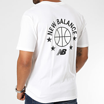 New Balance - Camiseta MT33582 Blanca
