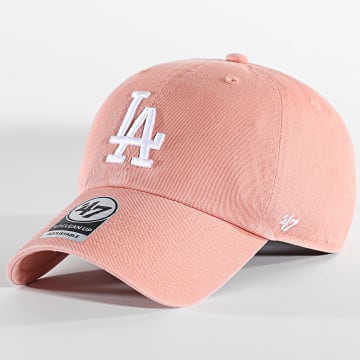 '47 Brand - Casquette Clean Up Los Angeles Dodgers Saumon