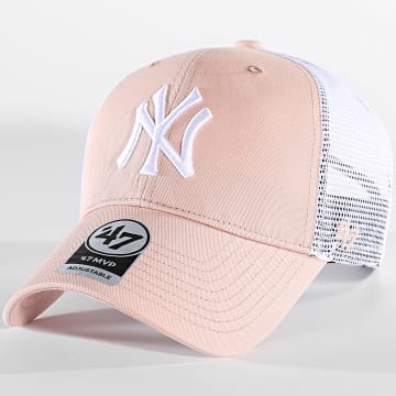 '47 Brand - Gorra MVP Trucker New York Yankees Salmon White