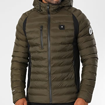 Comme Des Loups - Doudoune Chauffante Capuche Meribel Vert Kaki
