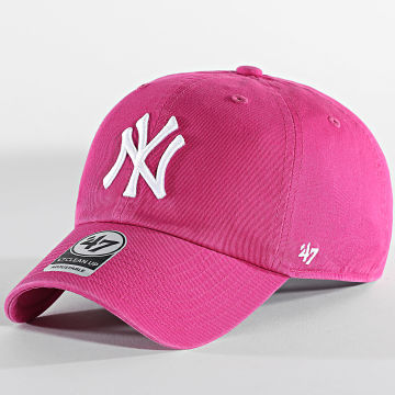  '47 Brand - Casquette Clean Up New York Yankees Rose Fuschia